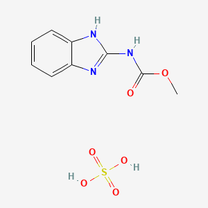 methyl N-(1H-benzimidazol-2-yl)carbamate;sulfuric acid