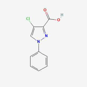 4-Chloro-1-phenyl-1H-pyrazole-3-carboxylic acid