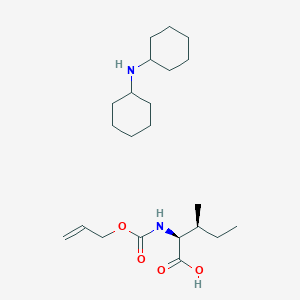 Dicyclohexylamine (2S,3S)-2-(((allyloxy)carbonyl)amino)-3-methylpentanoate