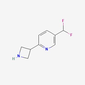 2-(Azetidin-3-yl)-5-(difluoromethyl)pyridine