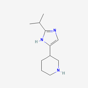 3-(2-Isopropyl-1H-imidazol-5-yl)piperidine