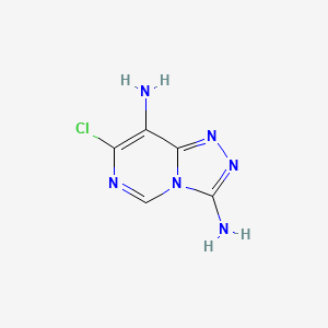 7-Chloro[1,2,4]triazolo[4,3-c]pyrimidine-3,8-diamine