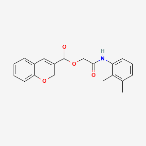 molecular formula C20H19NO4 B12936671 2-((2,3-Dimethylphenyl)amino)-2-oxoethyl 2H-chromene-3-carboxylate 