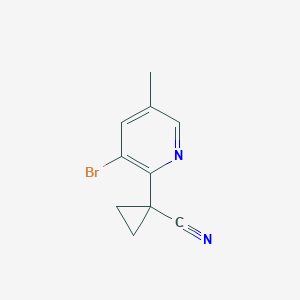 1-(3-Bromo-5-methylpyridin-2-yl)cyclopropanecarbonitrile