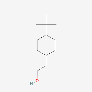 molecular formula C12H24O B12936938 2-(4-Tert-butylcyclohexyl)ethan-1-ol 