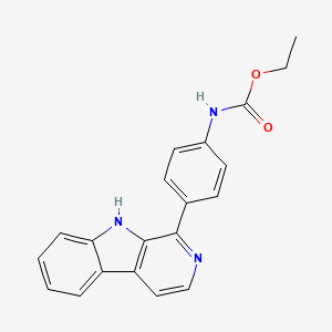 Ethyl [4-(9H-beta-carbolin-1-yl)phenyl]carbamate