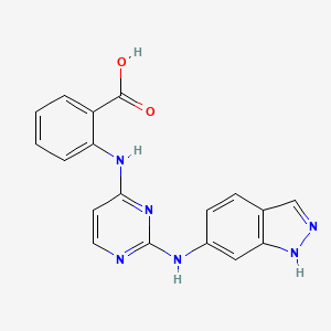 2-((2-((1H-Indazol-6-yl)amino)pyrimidin-4-yl)amino)benzoic acid