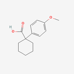 molecular formula C14H18O3 B1293702 1-(4-甲氧基苯基)环己烷甲酸 CAS No. 7469-83-2