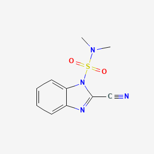 2-Cyano-N,N-dimethyl-1H-benzimidazole-1-sulfonamide