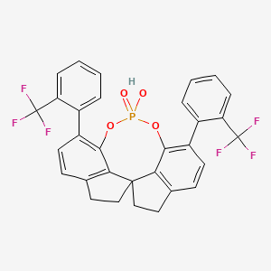 12-hydroxy-1,10-bis[2-(trifluoromethyl)phenyl]-4,5,6,7-tetrahydroiindeno[7,1-de:1',7'-fg][1,3,2]dioxaphosphocine 12-oxide