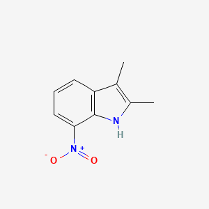 molecular formula C10H10N2O2 B1293710 2,3-二甲基-7-硝基-1H-吲哚 CAS No. 41018-86-4