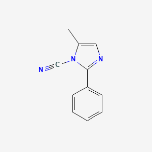 5-Methyl-2-phenyl-1H-imidazole-1-carbonitrile