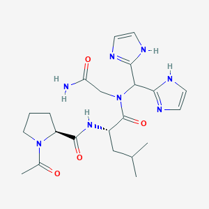 1-Acetyl-L-prolyl-L-leucyl-N-(di-1H-imidazoL-2-ylmethyl)-glycinamide