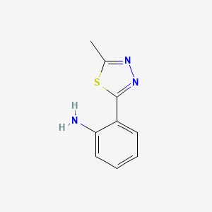 2-(5-Methyl-1,3,4-thiadiazol-2-yl)aniline