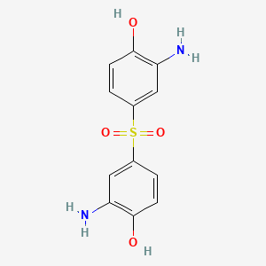 molecular formula C12H12N2O4S B1293742 3,3'-二氨基-4,4'-二羟基二苯砜 CAS No. 7545-50-8
