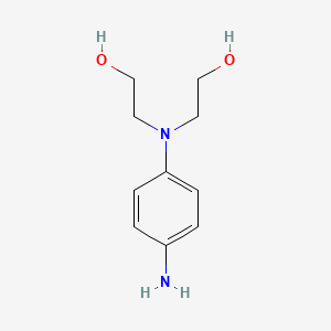 B1293743 2,2'-(4-Aminophenylimino)diethanol CAS No. 7575-35-1