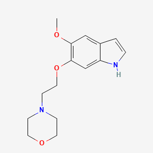 4-(2-((5-Methoxy-1H-indol-6-yl)oxy)ethyl)morpholine