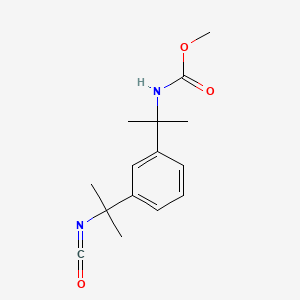 Carbamic acid, N-[1-[3-(1-isocyanato-1-methylethyl)phenyl]-1-methylethyl]-, methyl ester