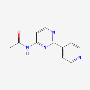 N-(2-(pyridin-4-yl)pyrimidin-4-yl)acetamide