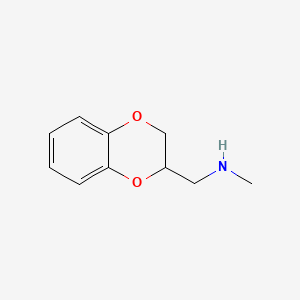 B1293761 (2,3-Dihydro-benzo[1,4]dioxin-2-ylmethyl)-methyl-amine CAS No. 2242-31-1