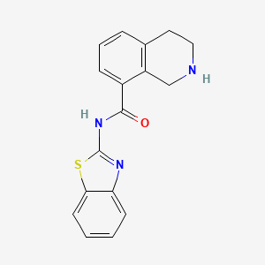 N-(Benzo[d]thiazol-2-yl)-1,2,3,4-tetrahydroisoquinoline-8-carboxamide