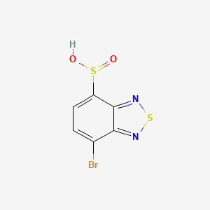 7-Bromo-2,1,3-benzothiadiazole-4-sulfinic acid