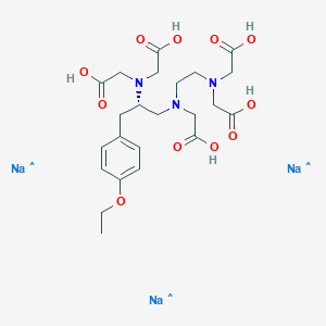 (S)-2,2'-((2-((2-(Bis(carboxymethyl)amino)-3-(4-ethoxyphenyl)propyl)(carboxymethyl)amino)ethyl)azanediyl)diacetic acid trisodium salt