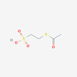 B129378 2-(Acetylthio)ethanesulfonic acid CAS No. 69536-71-6