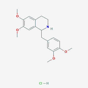 B129379 1-(3,4-Dimethoxybenzyl)-6,7-dimethoxy-1,2,3,4-tetrahydroisoquinoline hydrochloride CAS No. 6429-04-5