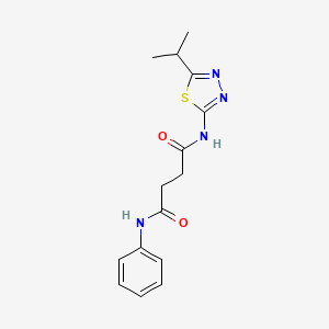 N-(5-Isopropyl-1,3,4-thiadiazol-2-yl)-N'-phenylsuccinamide