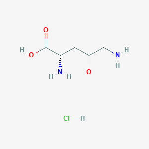 (S)-2,5-Diamino-4-oxopentanoic acid hydrochloride