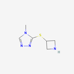 3-(Azetidin-3-ylthio)-4-methyl-4H-1,2,4-triazole