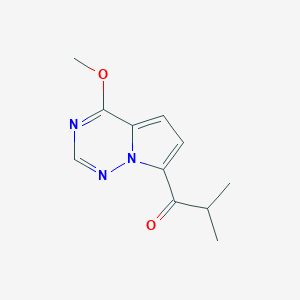 1-(4-Methoxypyrrolo[2,1-f][1,2,4]triazin-7-yl)-2-methylpropan-1-one