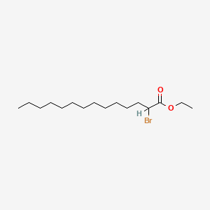 molecular formula C16H31BrO2 B1293810 Ethyl 2-bromotetradecanoate CAS No. 14980-92-8