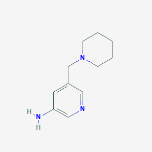 5-(Piperidin-1-ylmethyl)pyridin-3-amine