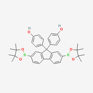 4,4'-(2,7-Bis(4,4,5,5-tetramethyl-1,3,2-dioxaborolan-2-yl)-9H-fluorene-9,9-diyl)diphenol