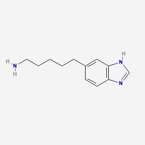 5-(1H-Benzo[d]imidazol-6-yl)pentan-1-amine