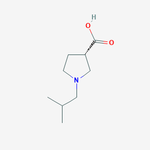 (S)-1-Isobutylpyrrolidine-3-carboxylic acid