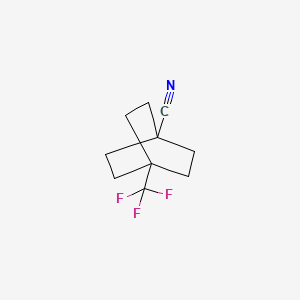 4-(Trifluoromethyl)bicyclo[2.2.2]octane-1-carbonitrile