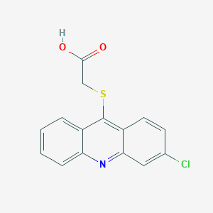 [(3-Chloroacridin-9-yl)sulfanyl]acetic acid