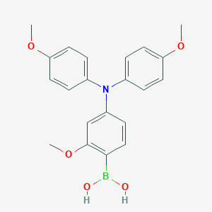 (4-(Bis(4-methoxyphenyl)amino)-2-methoxyphenyl)boronic acid