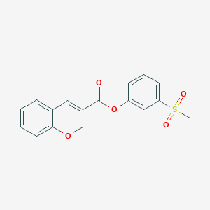 3-(Methylsulfonyl)phenyl 2H-chromene-3-carboxylate