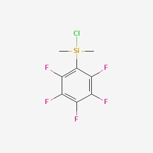 molecular formula C8H6ClF5Si B1293815 (Chloro)(perfluorophenyl)dimethylsilane CAS No. 20082-71-7
