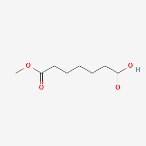 molecular formula C8H14O4 B1293819 7-Methoxy-7-oxoheptanoic acid CAS No. 20291-40-1