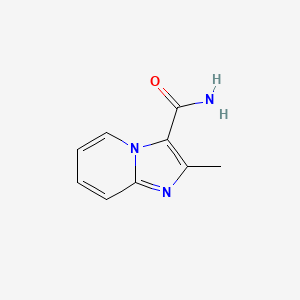molecular formula C9H9N3O B1293838 2-甲基咪唑并[1,2-a]吡啶-3-甲酰胺 CAS No. 21801-89-8