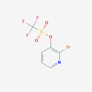 molecular formula C6H3BrF3NO3S B129384 2-溴-3-吡啶基三氟甲磺酸盐 CAS No. 157373-97-2