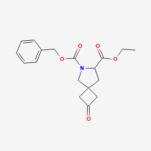 O6-benzyl O7-ethyl 2-oxo-6-azaspiro[3.4]octane-6,7-dicarboxylate