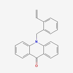 10-[(2-Ethenylphenyl)methyl]acridin-9(10H)-one