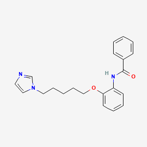 N-(2-((5-(1H-Imidazol-1-yl)pentyl)oxy)phenyl)benzamide