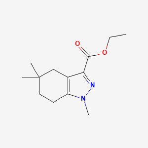 Ethyl 1,5,5-trimethyl-4,5,6,7-tetrahydro-1H-indazole-3-carboxylate